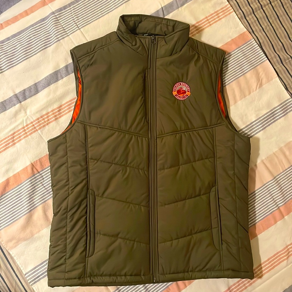 Coors Golden CO Employee Exclusive-Port Authority Puffy Vest-XL-J709-Brand New!